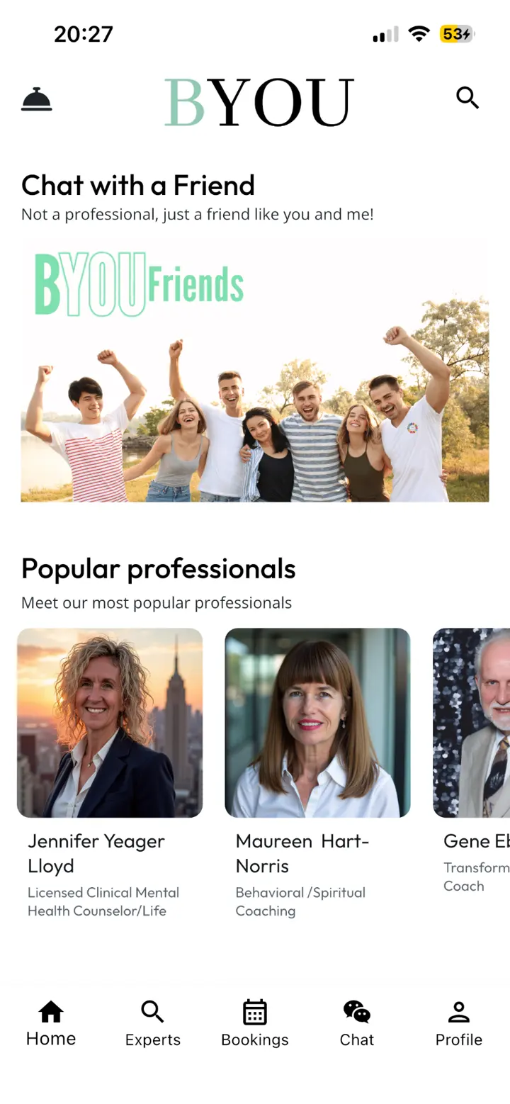 BYOU app - Experts you can trust